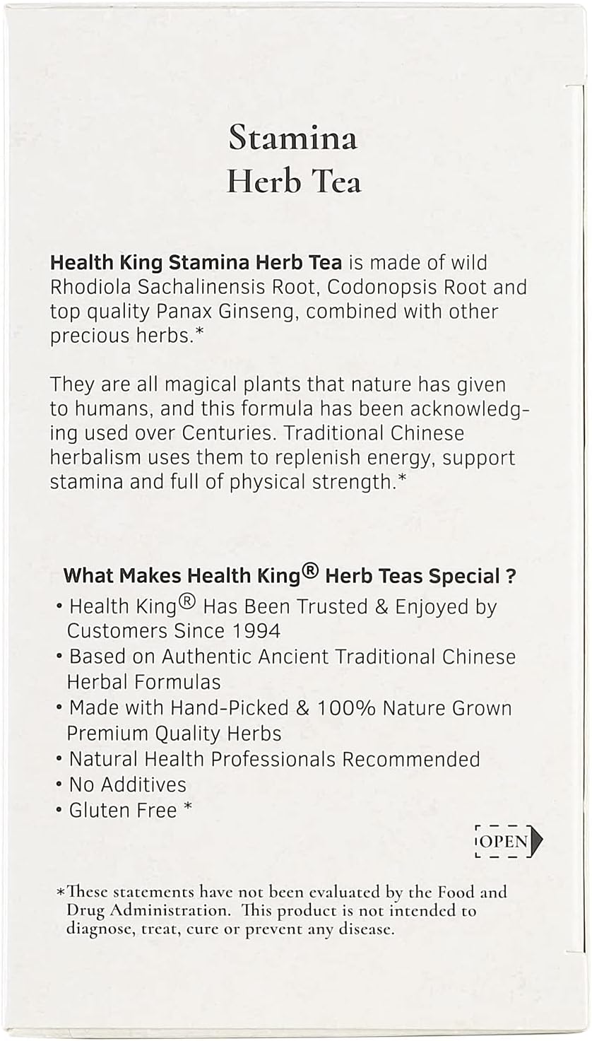 Health King Tè alle Erbe Stamina - vista 4